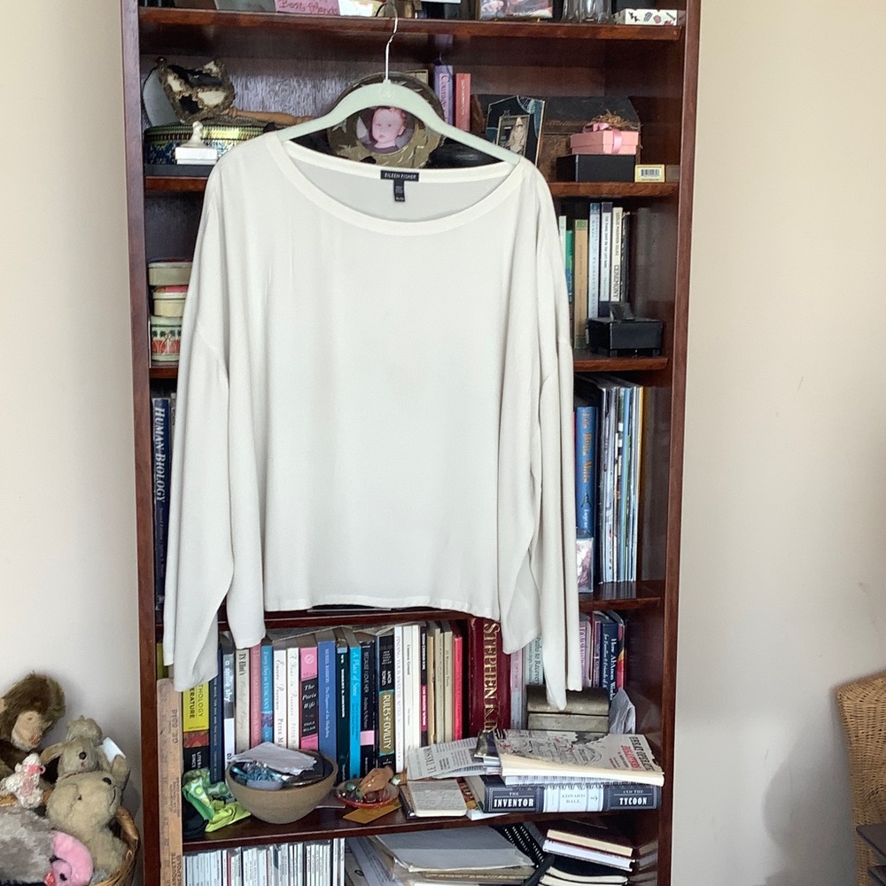 Eileen Fisher top. Silk washable size xl